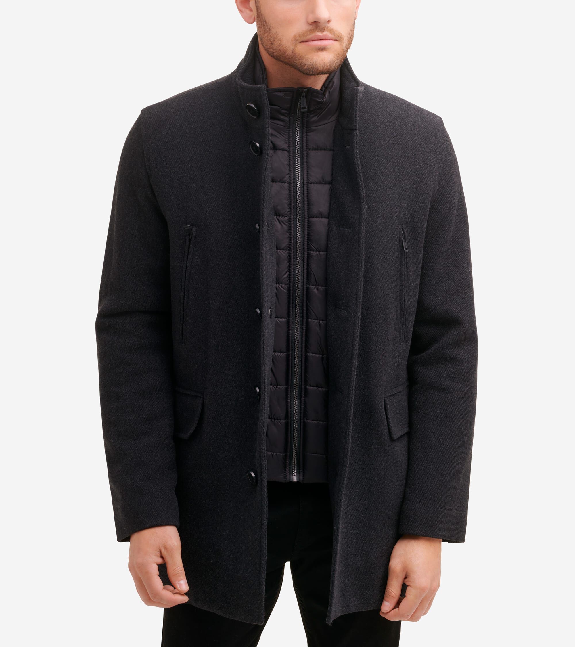 Cole haan men's wool coat deals